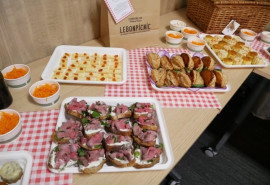 Buffet préparé par la boucherie de Malicorne