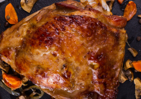 recette de viande de dinde cuite au miel par M. Boul