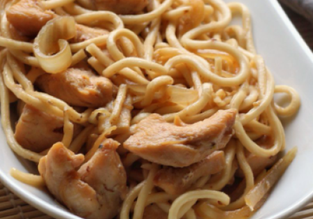 Recette de nouilles au poulet coco et citron