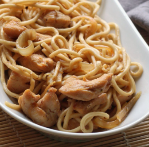 Recette de nouilles au poulet coco et citron